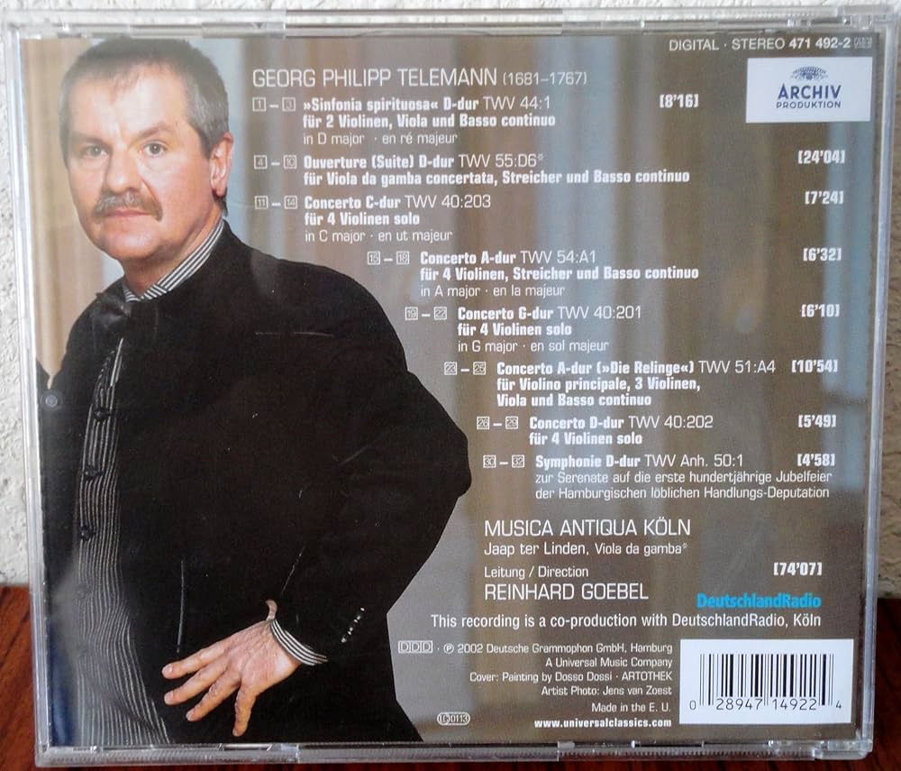 Telemann: Sinfonia Spirituosa / String Concertos: G.P. Telemann